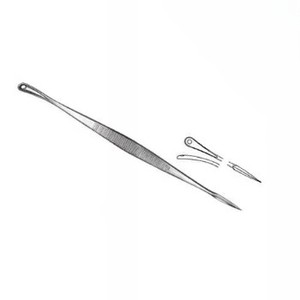 El mejor producto personalizado de alta calidad Saalfeld Comedone Extractor 14,5 cm Instrumentos de Dermatología de acero inoxidable de doble extremo - Product Image 4
