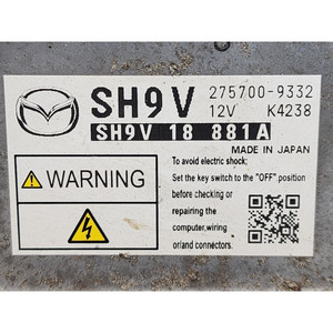 Motor CENTRALINE ECU MAZDA Serie 6 2757009332 SH9V SHY diésel 2191 (12>) - Product Image 3