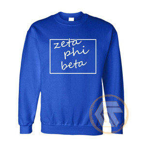 เสื้อสเวตเชิ้ตคอวีทรงปกติสำหรับผู้หญิง Zeta Phi Beta แบบสั่งทำขายส่ง ปักลายตามต้องการ ผ้าฝ้ายเนื้อนุ่มสำหรับฤดูหนาว - Product Image 5