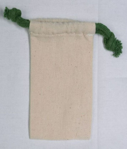 Sacs de rangement en coton biologique de luxe personnalisés en gros, avec cordon de serrage, recyclables, logo imprimé à l'écran pour cadeaux et artisanat - Product Image 2