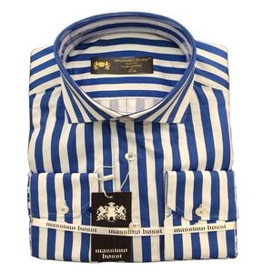 Polo en satin pour hommes, design personnalisé, style rayé imprimé Slimfit - Product Image 6