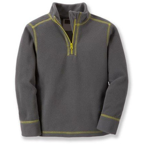 Chaqueta Unisex de Forro Polar Tejido al por Mayor, Chaqueta Extra Grande con Logotipo Personalizado, Chaqueta de Invierno con Cierre de Cremallera de un Cuarto, Chaqueta Ecológica de Color Sólido - Product Image 2