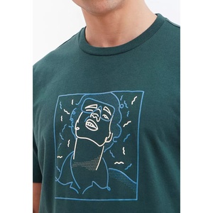 Vente en gros OEM Chemise homme lourde en coton T-shirt surdimensionné T-shirts manches courtes avec logo personnalisé T-shirts de haute qualité pour hommes - Product Image 4