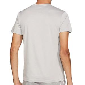 Conception personnalisée de vos propres hommes t-shirt à manches courtes hommes coton vêtements d'été vêtements de sport couleur unie décontracté blanc t-shirts hommes - Product Image 2