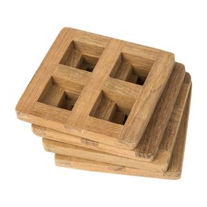 Posavasos de Madera para Decoración de Mesa 2026, para el Hogar, Hoteles y Restaurantes, Posavasos de Madera a un Precio Accesible - Product Image 2