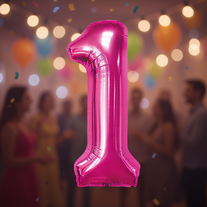 ลูกโป่งปาร์ตี้เลิฟ หมายเลข ฟูเชีย เอ็น 1 80 ซม. 12 ลูก/ถุง - Product Image 3