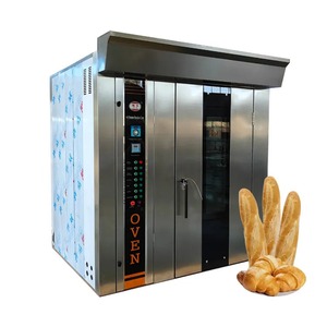 Brand-new Neat Commercial Industrial Rotary Rack Bread Oven Corn Fruit Baking Large Capacity Electric Manual <b>Control</b> French Door - Product Image 1