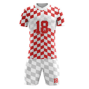 Conjunto de Camiseta y Pantalones Cortos de Fútbol Unisex Personalizables al por Mayor, 200 g/m², Tallas Grandes, Transpirable, de Secado Rápido, 100% Poliéster, Premium para Verano - Product Image 2