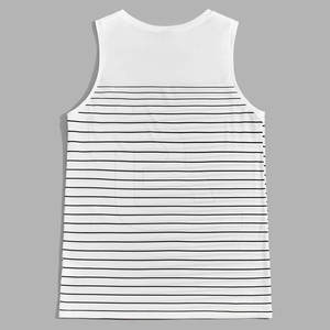 เสื้อกล้ามผู้ชายผ้าโพลีเอสเตอร์/ ผ้าฝ้ายระบายอากาศได้ดีแห้งเร็วออกแบบโลโก้ได้ตามต้องการฤดูร้อน - Product Image 2