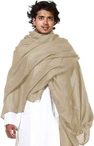 Vente en gros 2022 Écharpes longues en laine noire personnalisées pour hommes, en laine de Cachemire, vêtements d'hiver, écharpe décontractée en tricot pour hommes, musulman - Product Image 3