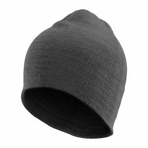 Bonnet de ski ample en acrylique tricoté sur mesure en gros, bonnet bonnet avec logo personnalisé OEM, bonnet d'hiver crâne - Product Image 2