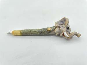 Bolígrafo de elefante gris de resina con perplejidad, bolígrafo colorido de <span class=keywords><strong>animales</strong></span> de zoológico, instrumento de pluma de escritura para papelería fresca - Product Image 5