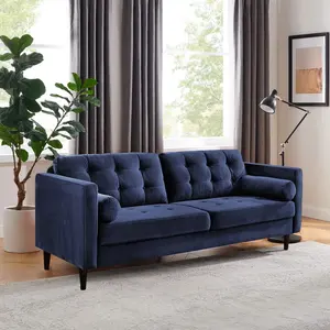 Modern Home Furniture Sofa Mid-century Style Velvet Soft Comfortable Folding Sofa Bed For Living Room Bedroom