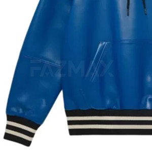 Sweat-shirts en cuir d'hiver pour hommes de haute qualité, respirants, faible MOQ, taille adulte, tendance - Product Image 4