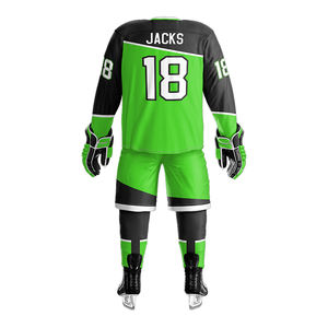 Uniforme de hockey sobre hielo para hombre de calidad superior, tela suave, logotipo personalizado/Color, superventas, nuevo diseño, técnica de diamantes de imitación asequible - Product Image 5