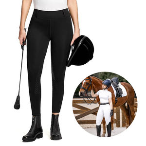 Obtenez des jodhpurs et des culottes d'équitation personnalisés pour femmes en gros, obtenez des leggings d'équitation personnalisés avec poche et extensible doux - Product Image 2