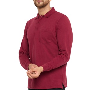 เสื้อโปโลผู้ชายผ้าเนื้อนุ่มสบาย สีพื้นเรียบ 100% ผ้าฝ้าย ดีไซน์ใหม่ ระบายอากาศได้ดี รุ่นปี 2026 - Product Image 3