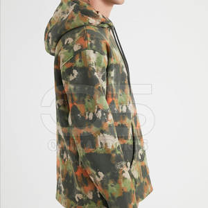 Sweat à capuche en coton mélangé pour hommes Pull coupe moderne avec capuche Idéal pour les voyages en salle de sport ou la mode de tous les jours - Product Image 3