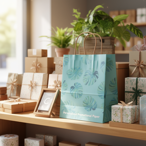 CreaBox EF-050 Sacs en papier promotionnels personnalisés Boîte de merchandising personnalisable - Product Image 3