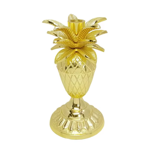 เชิงเทียนทรงดอกบัว T-Lite สำหรับตกแต่งบ้านสำหรับเทศกาลอีสเตอร์ที่ทำจากโลหะเงาวาว - Product Image 3