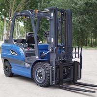 Chariot contrepoids personnalisé de 3,5 tonnes avec protection contre la surchauffe et batterie au lithium pour imprimerie