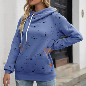 Sweat à capuche en Spandex pour femme, vêtement d'extérieur, bas prix - Product Image 4