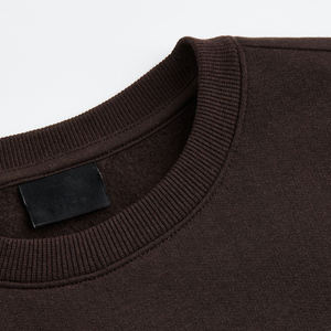 Sudadera Oversize de Poliéster/Algodón para Hombre, Cuello Redondo Vintage de Calidad, OEM, Logotipo Personalizado, Tejido de Forro Polar Liso - Product Image 5