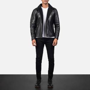 Chaqueta de Cuero Clásica para Hombre 2025, Prenda Exterior de Cuero Genuino Personalizada, Estilo Motero, Moda Urbana, Chaqueta al por Mayor para Hombre - Product Image 4