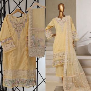 ผ้าแจ็คการ์ดปักลายอานอาบาบาฮาร์สุดหรูเสื้อผ้าอินเดีย & ปากีสถานปักลายแฟนซีสุดหรู - Product Image 1