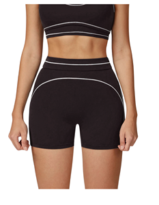 <b>Womens</b> High Waist Gym <b>Yoga</b> <b>Shorts</b> | Squat Proof Workout Biker <b>Shorts</b> | Custom Logo Fitness Training Activewear Manufacturer - Product Image 4