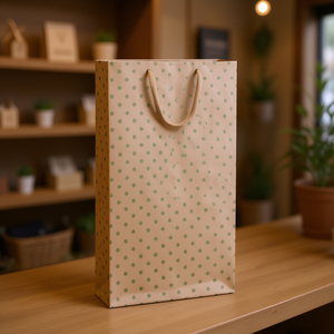 CreaSleeve Kraft Band 303 Sacchetti di Carta Promozionali Personalizzati per Merchandising su Misura - Product Image 3