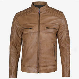 Chaqueta de Cuero Resistente al Desgaste, Chaqueta de Cuero Cómoda en Venta, Chaqueta de Cuero Hecha a Medida - Product Image 4