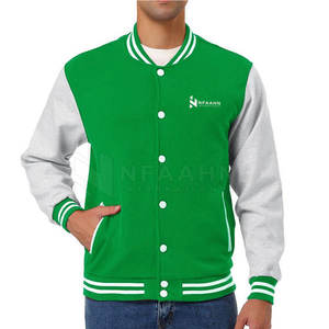 Chaqueta de invierno esponjosa, chaqueta de Letterman Varsity de moda con ajuste cómodo para uso diario, chaqueta Letterman - Product Image 2