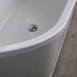 Baignoire autoportante ALMA de style classique compact - Product Image 5
