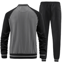 Vêtements de sport, survêtement d'entraînement en polaire pour hommes, ensemble de deux pièces, survêtement de Jogging pour hommes