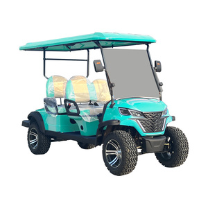 Carrito de Golf Eléctrico Personalizado al por Mayor, 2 Plazas, para Caza y Todoterreno, Carrito de Golf Chino 2+2, 4 Asientos - Product Image 1