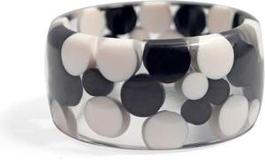 Newly Design Epoxy Resin <b>Bracelet</b> for Party Wear Fashion Jewelry Resin Bangle Gift Wholesale Price Solid Quality Luxury Bangle - Product Image 4