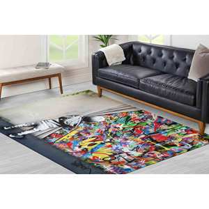 Alfombra con Diseño de Grafiti de Banksy: Arte Moderno, Alfombra Antideslizante, Alfombra Impresa, Alfombra Delgada No Tejida - Product Image 4
