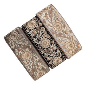 Rubans en dentelle filet de créateur de haute qualité, fil à crocheter avec sequins brodés, jarretière, prix de gros pour l'exportation en Inde, décoration - Product Image 1