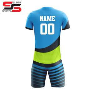 Conjunto de Uniforme de Fútbol Personalizado, Transpirable, de Manga Corta, con Impresión Sublimada - Product Image 2