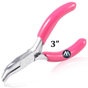 Essential New Condition <b>Bent</b> Chain-<b>Nose</b> <b>Pliers</b> for Jewelry Making & Repair Crafting Supplies - Product Image 1