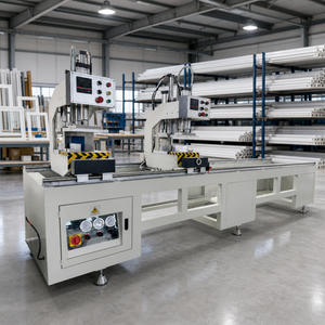 Máquina de Soldadura de Ventanas de PVC UPVC de Doble Cabezal YBKE con Control PLC, Equipo para Fabricación de Puertas - Product Image 1