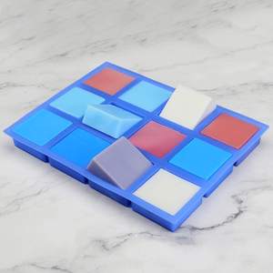 Molde de Silicona Rectangular <span class=keywords><strong>para</strong></span> Jabón de 12 Cavidades, 13x9.75x1.25 Pulgadas, Fácil Desmoldeo, Libre de BPA, Certificado LFGB, Ecológico, Apto <span class=keywords><strong>para</strong></span> Microondas - Product Image 2