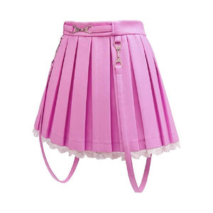 Vente chaude de jupe en cuir véritable pour femmes Conception personnalisée Léger respirant pour vêtements de mode en plein air Options de taille Plus - Product Image 2