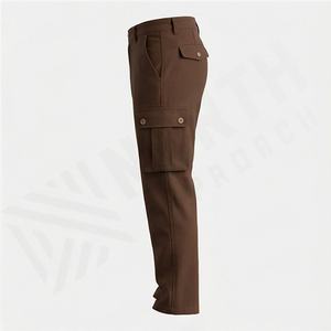 Pantalons cargo en coton pour hommes de qualité supérieure, vente chaude, vêtements de travail, dernières tendances, designs tendance, OEM, bas résistants pour l'extérieur - Product Image 3
