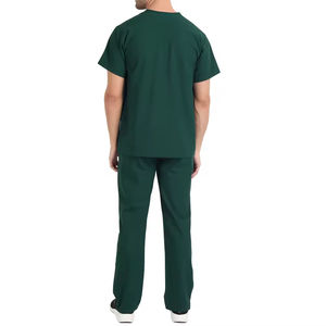 Conjuntos de uniformes médicos de LICRA para hombre al por mayor, uniformes médicos de enfermera de verano transpirables personalizados, conjuntos de uniformes médicos en todos los tamaños - Product Image 3