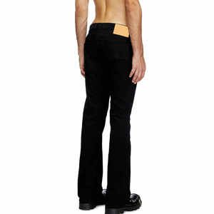 Pantalones vaqueros de hombre transpirables personalizados de alta calidad 2025, diseño recto informal con cintura media, mezclilla lavada de algodón 100% para invierno - Product Image 2