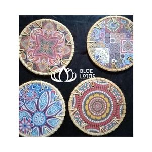 Posavasos de ratán de alta calidad con incrustaciones hecho en Vietnam producto más vendido con nuevo producto caliente 2024 - Product Image 3