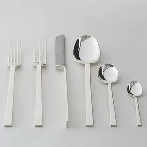 Juego de cubiertos de acero inoxidable de alta resistencia diseñado para cocinas comerciales y restaurantes concurridos que requieren una calidad duradera - Product Image 1
