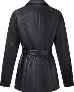 New Women High Quality Leather Coat Genuine Sheep women Leather <b>Jacket</b> Winter Product with Genuine Sheepskin <b>Fur</b> Leather <b>Jacket</b> - Product Image 2